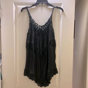 Black beach cover up. Women’s size S